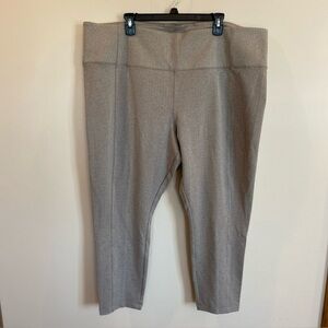 Athleta Delancey Herringbone Tight Womens Size 3x Gray Stretch